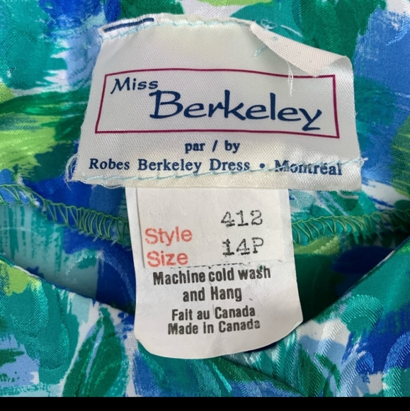 Vintage Miss Berkeley Button Front Blouse - Picture 7 of 7
